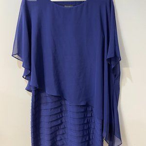 Adrianna Papell Bodycon Dress- Navy Blue, Size 8